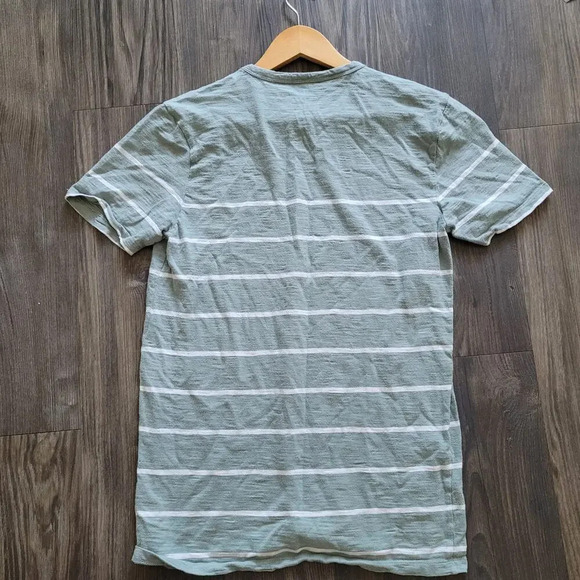 Everlane Men's T-Shirt S Multicolor 100% Cotton Striped Short Sleeves Round Neck - Picture 2 of 5